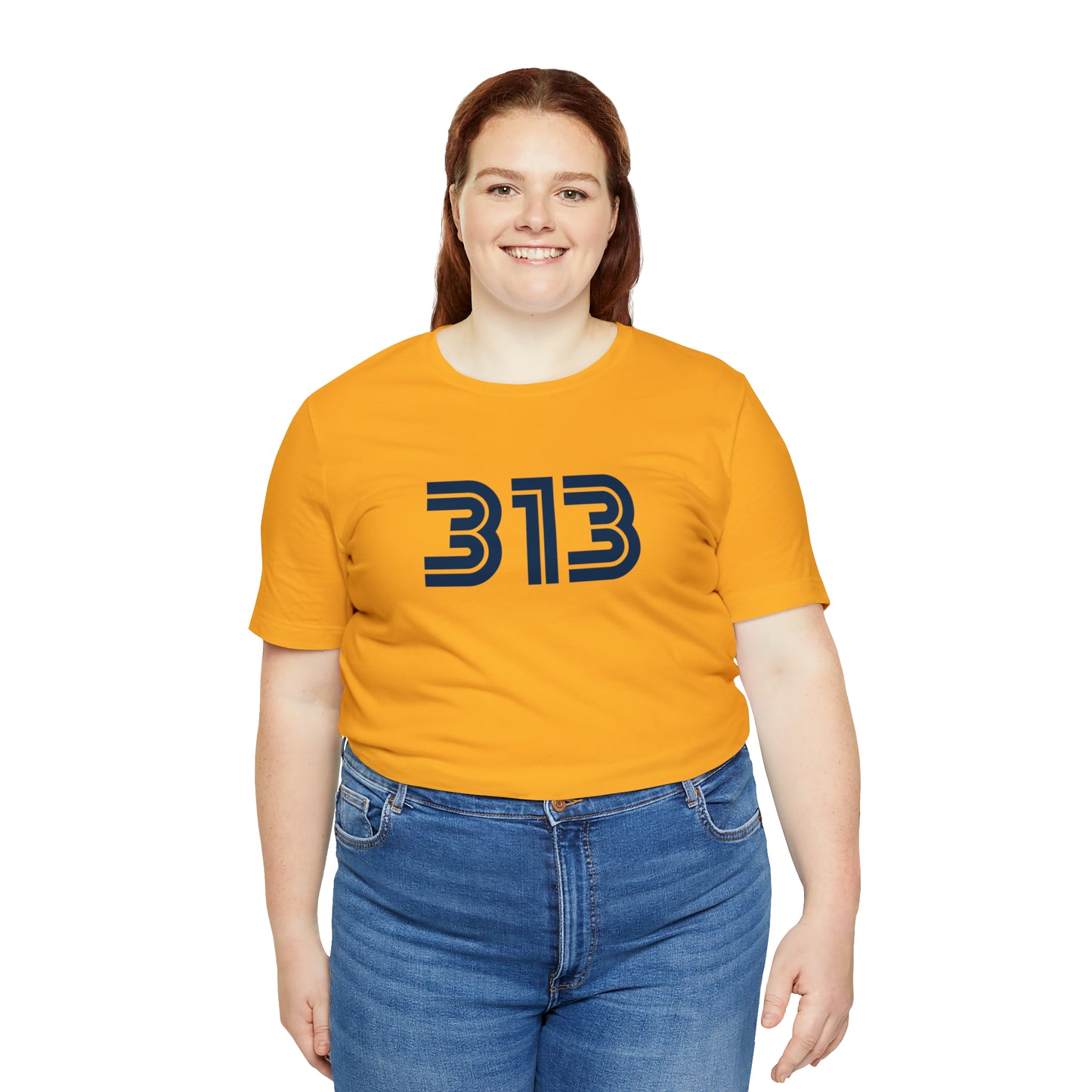 Detroit '313' T-Shirt (1970s Audiophile Font) | Unisex Standard Fit