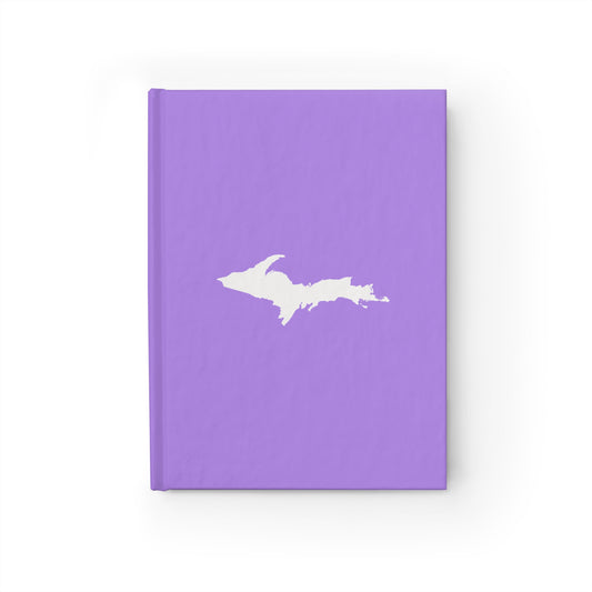 Michigan Upper Peninsula Blank Sketchbook (w/ UP Outline) | Lavender