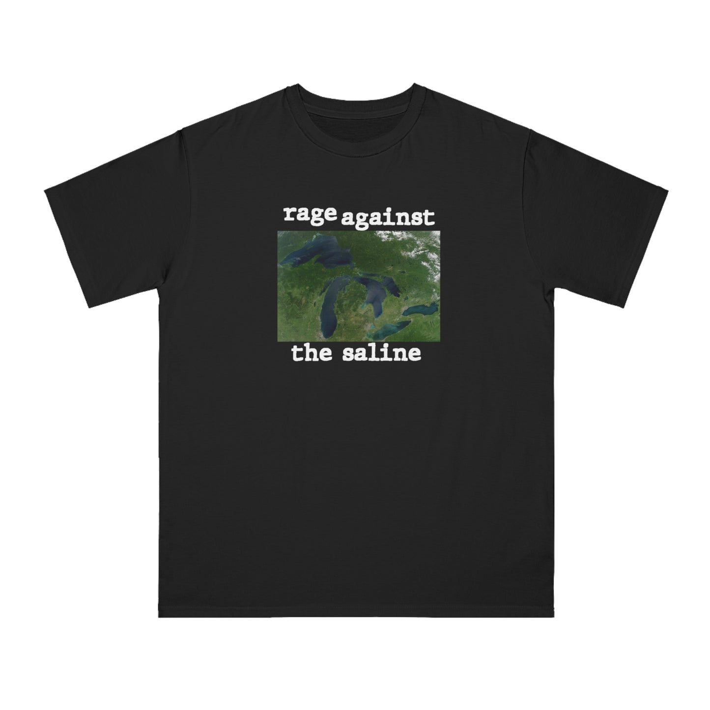 Great Lakes 'Rage Against the Saline' T-Shirt | Unisex Organic