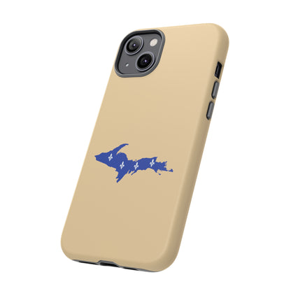 Michigan Upper Peninsula Tough Phone Case (Maple Color w/ UP Quebec Flag Outline) | Apple iPhone