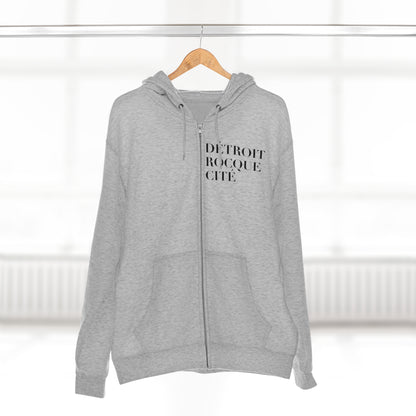 'Détroit Rocque Cité' Full-Zip Hoodie (Right Chest)