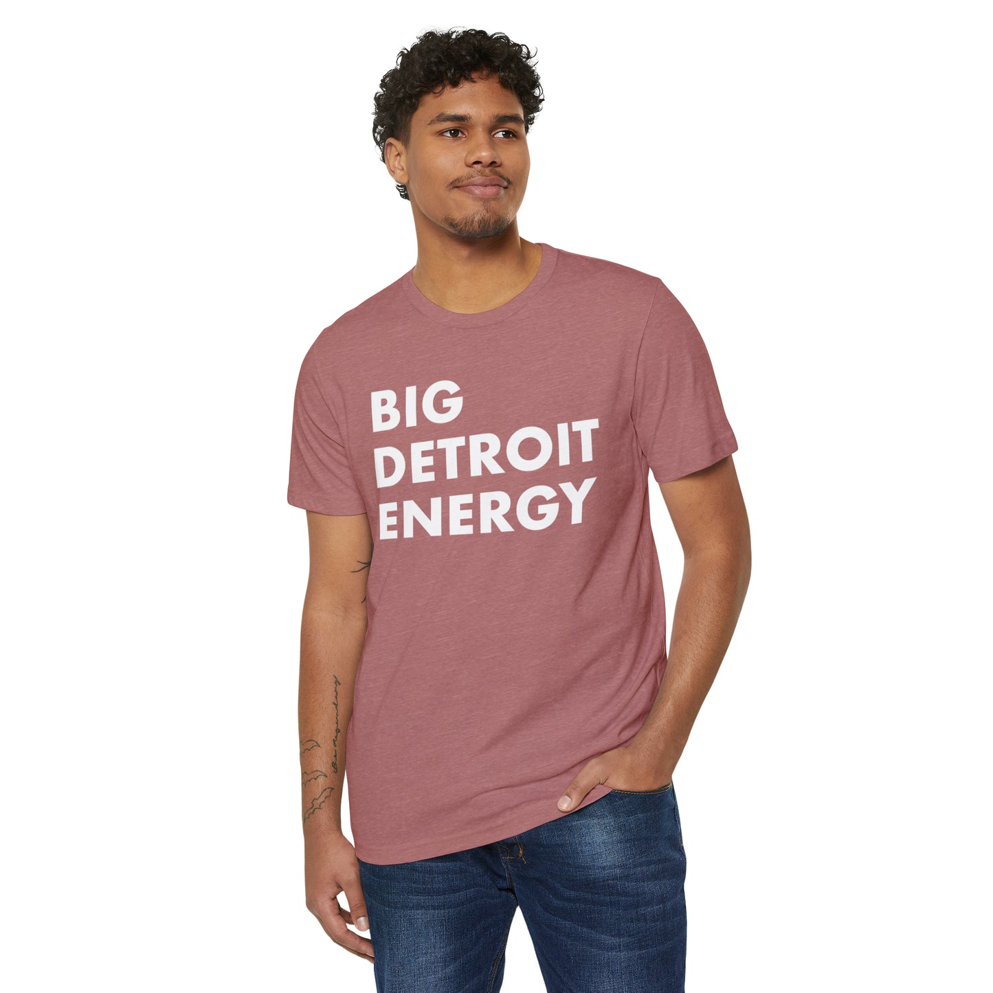 'Big Detroit Energy' T-Shirt | Unisex Recycled Organic