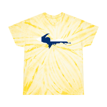 Michigan Upper Peninsula Tie-Dye T-Shirt (w/ UP Finland Flag) | Unisex Cyclone