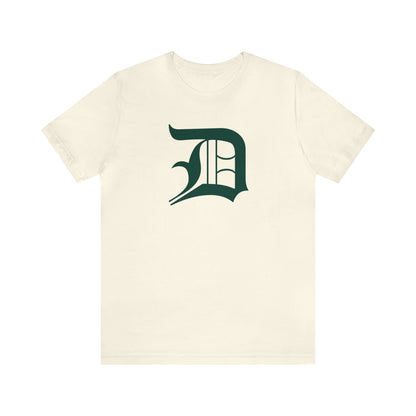 Detroit 'Old English D' T-Shirt (Laconic Green) | Unisex Standard