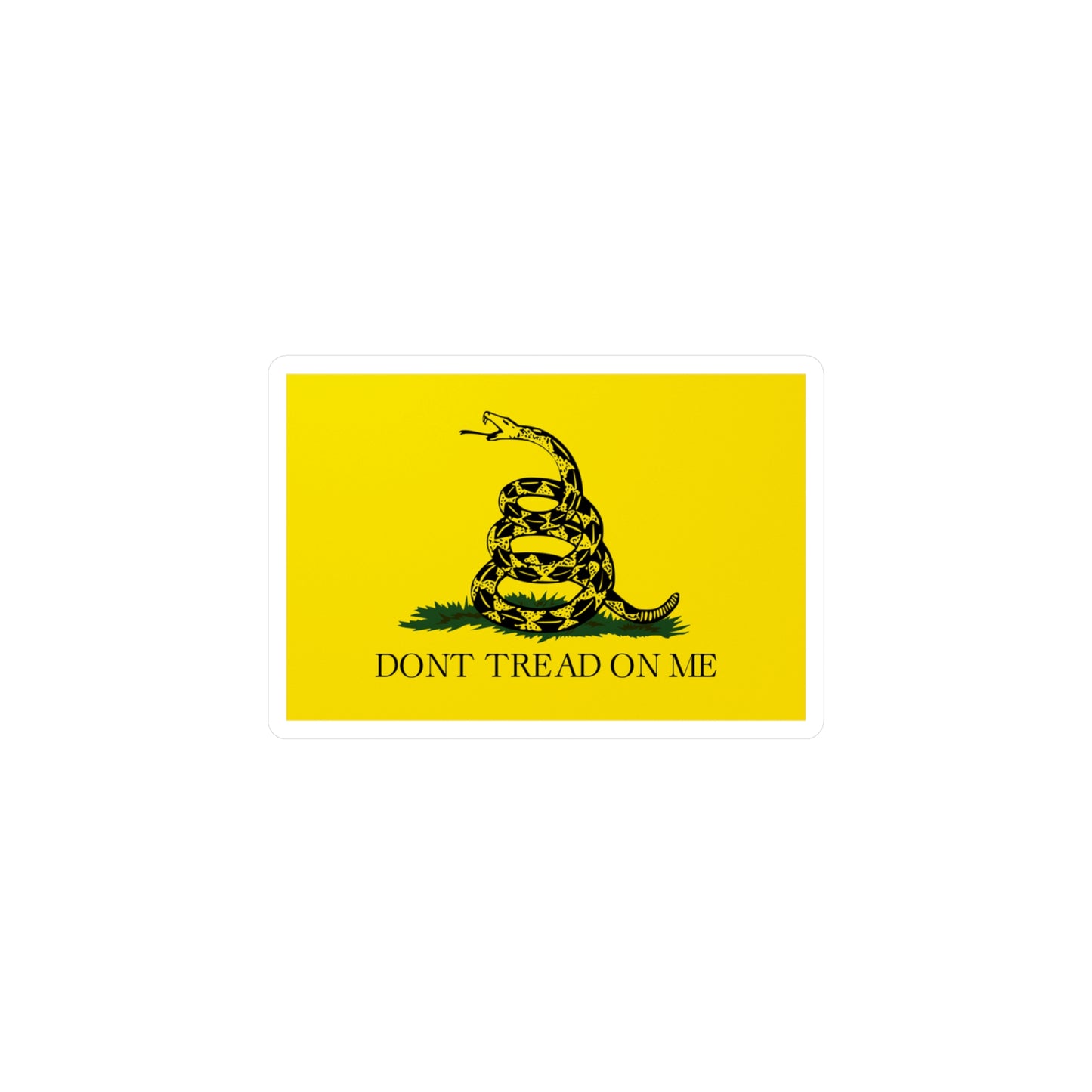 'Don't Tread On Me' Gadsden Flag Windshield Decal