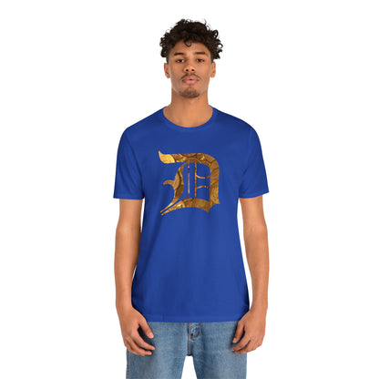 Detroit 'Old English D' T-Shirt (Gold Bullion Edition) | Unisex Standard