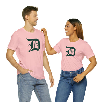 Detroit 'Old English D' T-Shirt (Laconic Green) | Unisex Standard