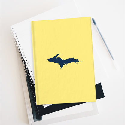 Michigan Upper Peninsula Blank Sketchbook (w/ UP Outline) | Cherry Yellow