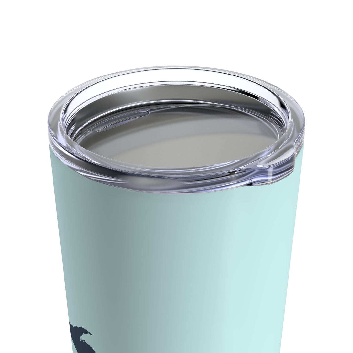 Michigan Upper Peninsula Tumbler (w/ UP Outline) | Cyan - 20oz