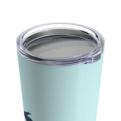 Michigan Upper Peninsula Tumbler (w/ UP Outline) | Cyan - 20oz