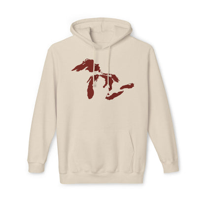 Great Lakes Ultrapremium Hoodie | Made in USA - Cherryland Red