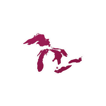 Great Lakes Kiss-Cut Windshield Decal | Ruby Red