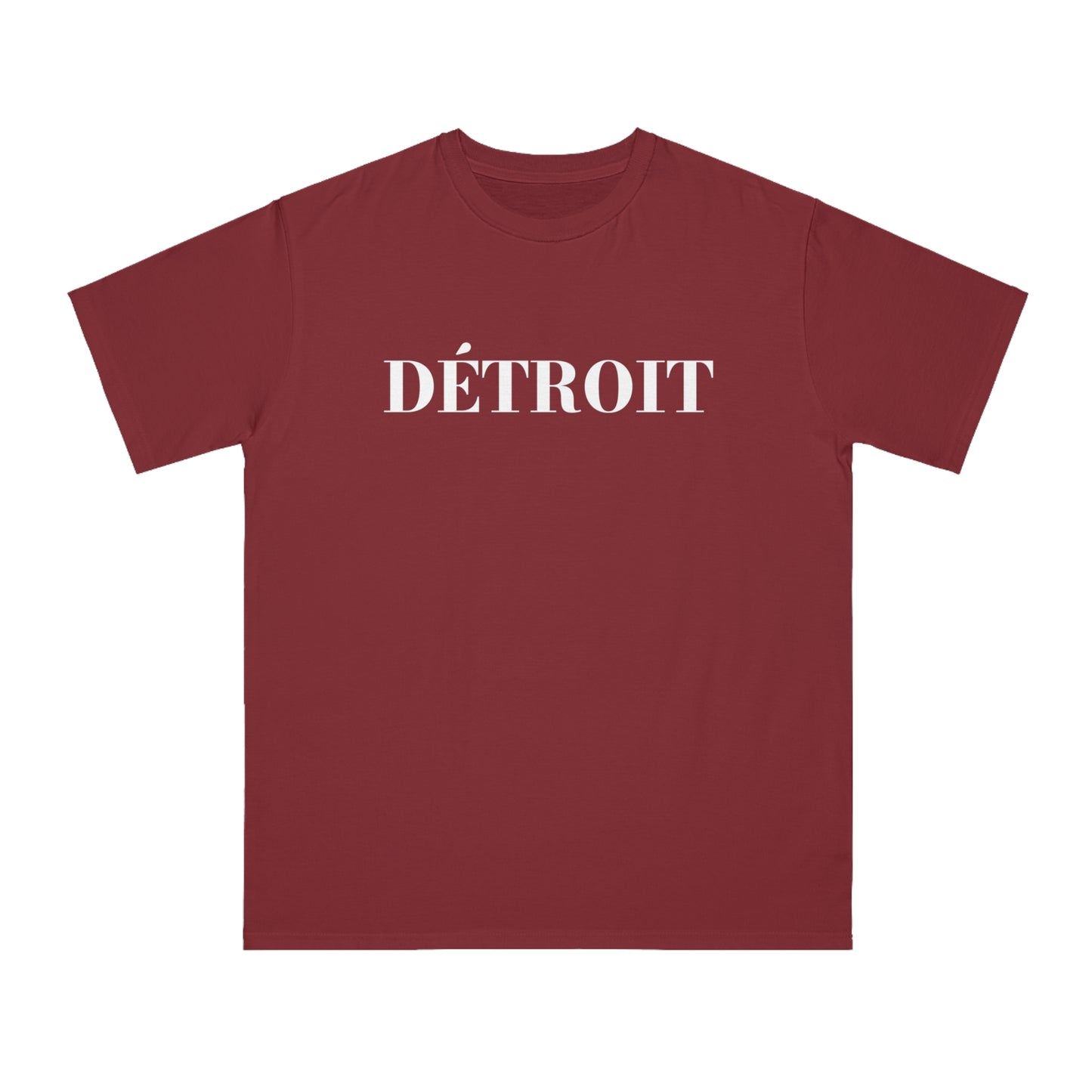 'Detroit' T-Shirt (Didone Font) | Organic Unisex