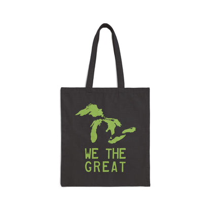 Great Lakes 'We The Great' Light Tote Bag | Gooseberry Green