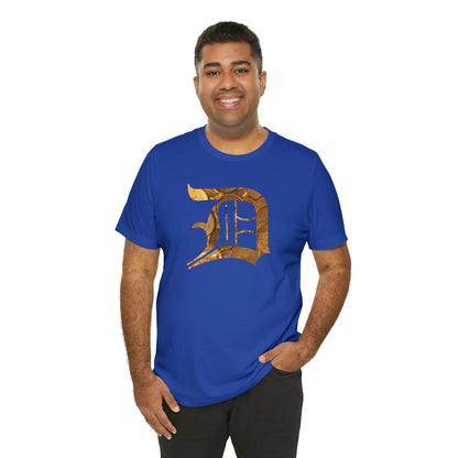 Detroit 'Old English D' T-Shirt (Gold Bullion Edition) | Unisex Standard