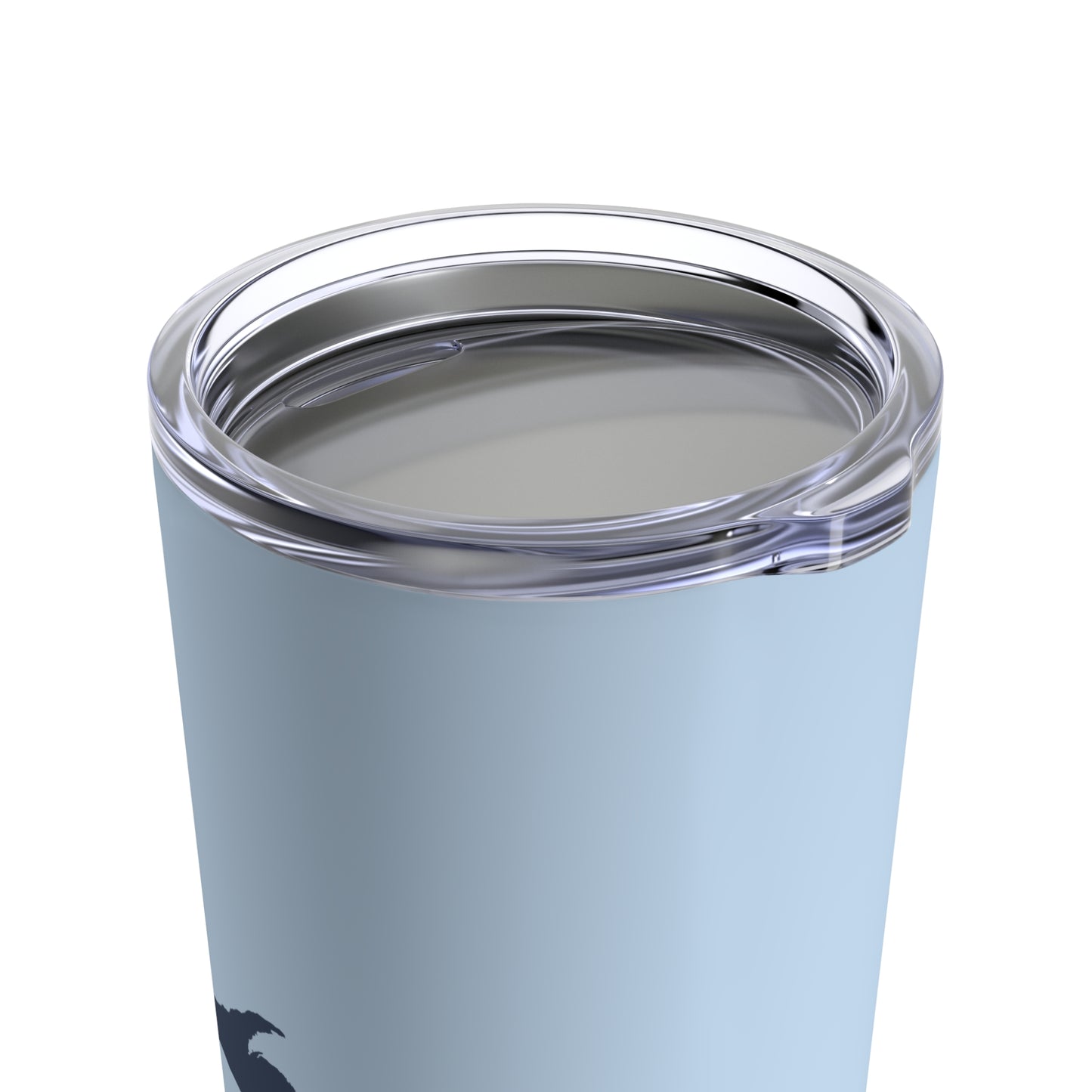 Michigan Upper Peninsula Tumbler (w/ UP Outline) | Light Blue - 20oz