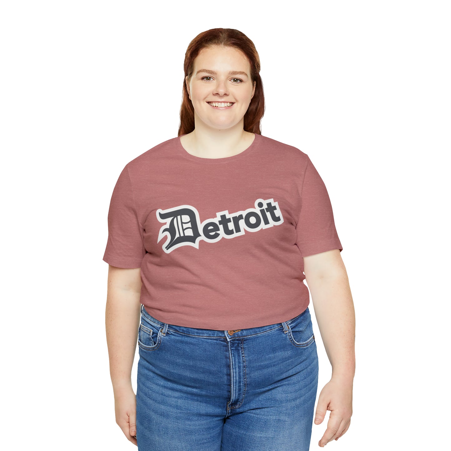 'Detroit' T-Shirt (Iron Ore Grey w/ Old English 'D') | Unisex Standard