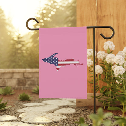 Michigan Upper Peninsula Home & Garden Flag (w/ UP USA Flag) | '67 Caddie Pink