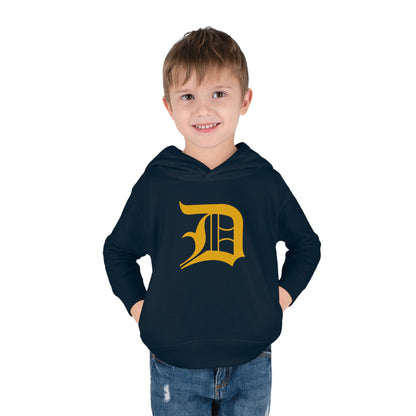 Detroit 'Old English D' Hoodie (Gold) | Unisex Toddler