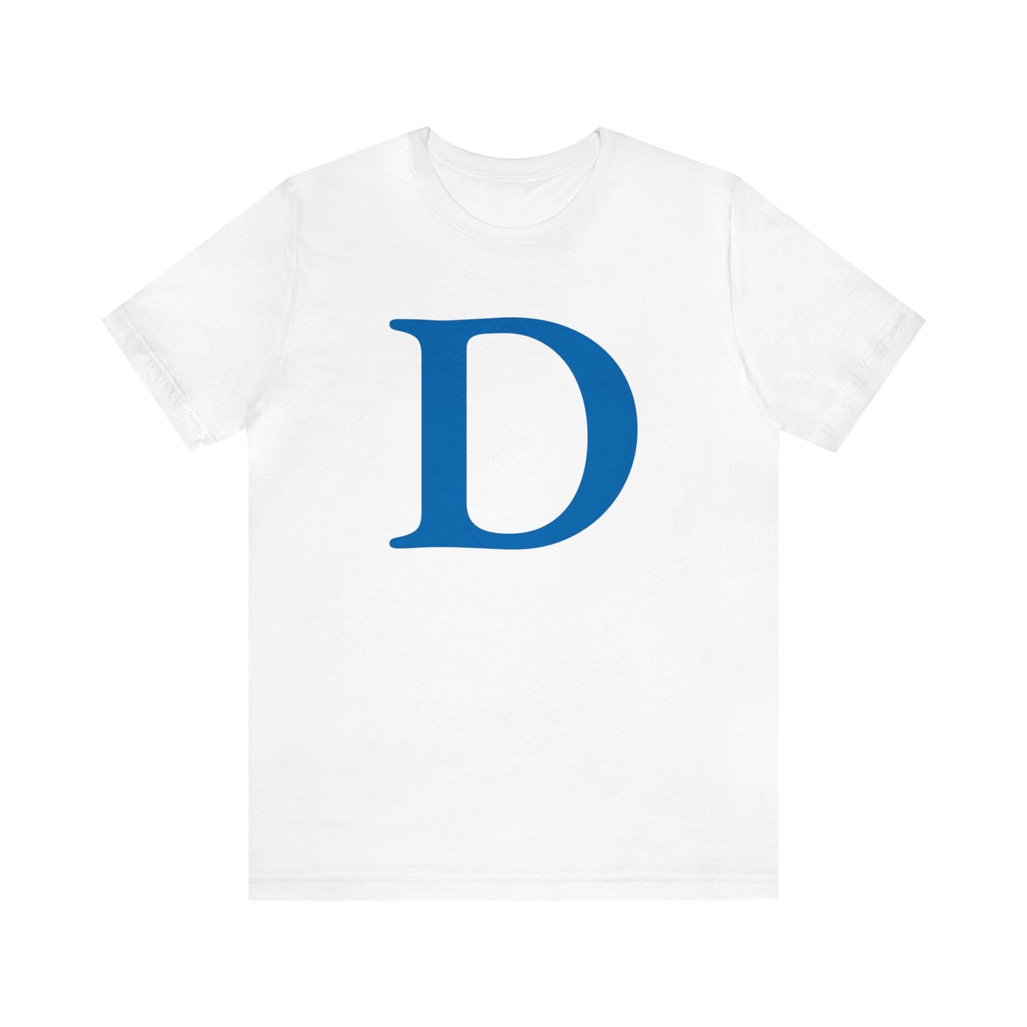 'Old French D' T-Shirt (Azure) | Unisex Standard Fit