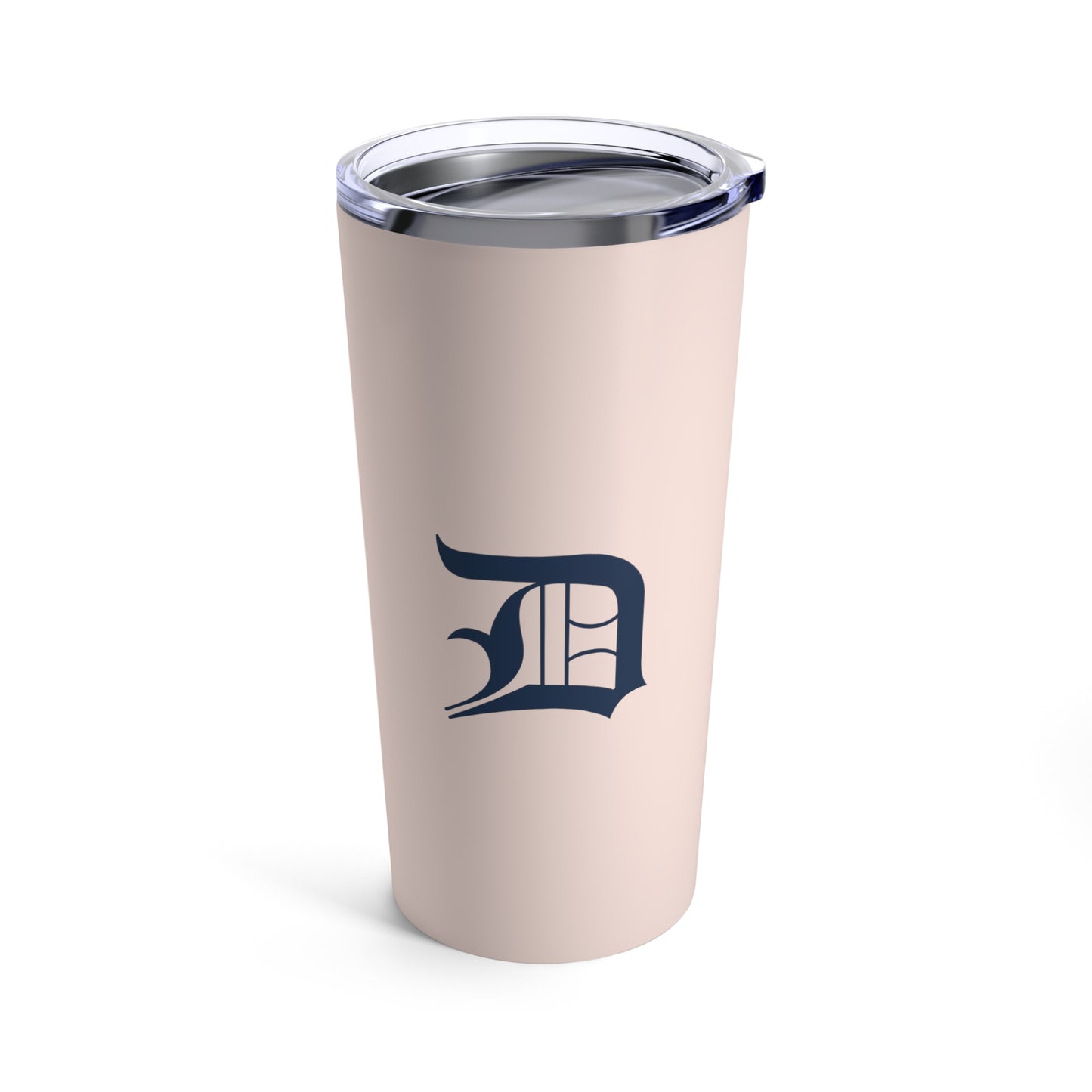 Detroit 'Old English D' Tumbler | Champagne Pink - 20oz