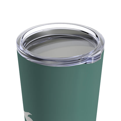 Michigan Upper Peninsula Tumbler (w/ UP Outline) | Copper Green - 20oz