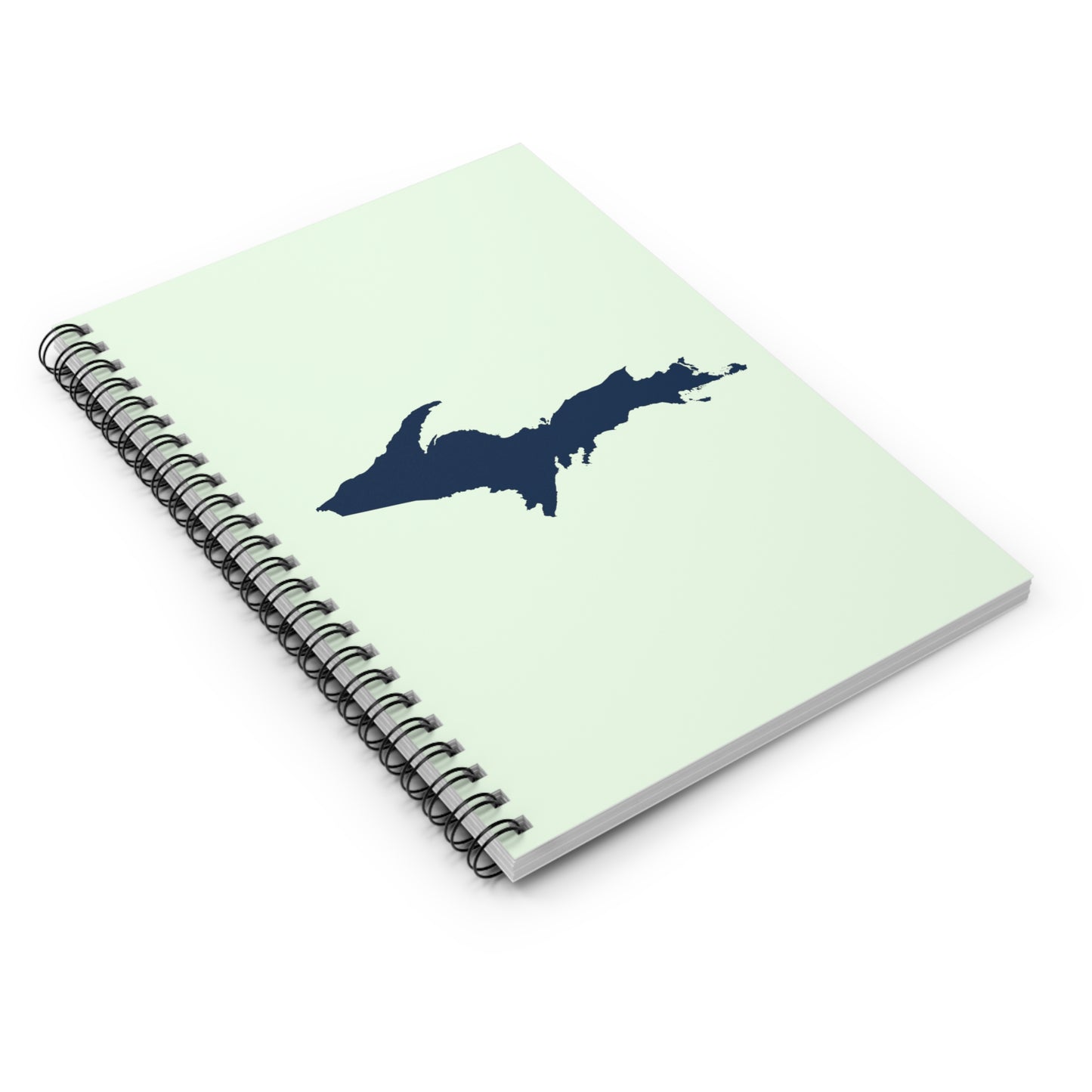 Michigan Upper Peninsula Spiral Notebook (w/ UP Outline) | Dew Green