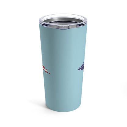 Michigan Upper Peninsula Tumbler (w/ UP USA Flag) | '58 Caddie Blue - 20oz