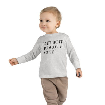 'Détroit Rocque Cité' T-Shirt | Toddler Long Sleeve