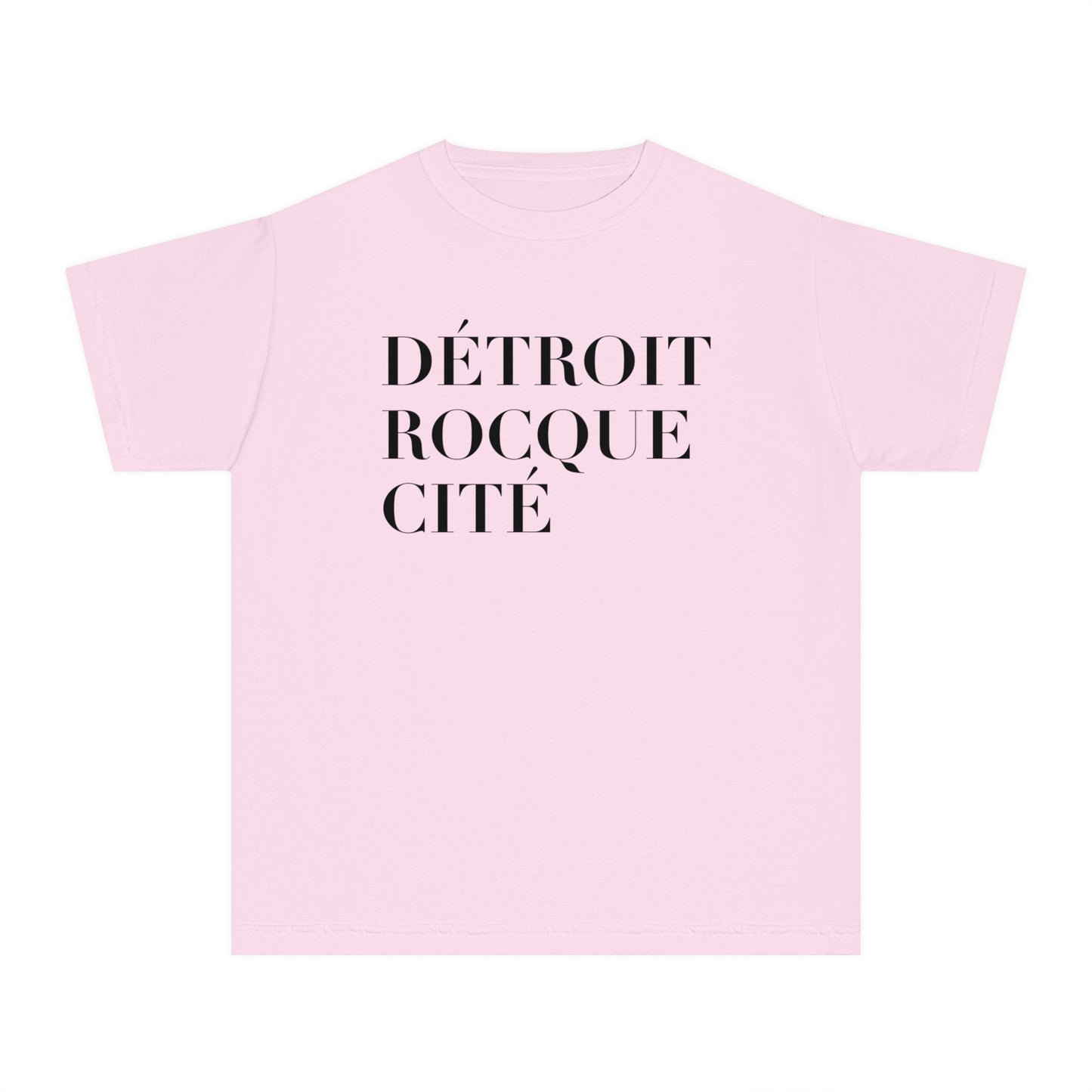 'Détroit Rocque Cité' T-Shirt | Youth Garment-Dyed