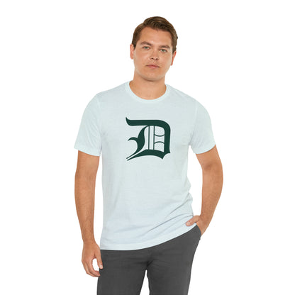 Detroit 'Old English D' T-Shirt (Laconic Green) | Unisex Standard