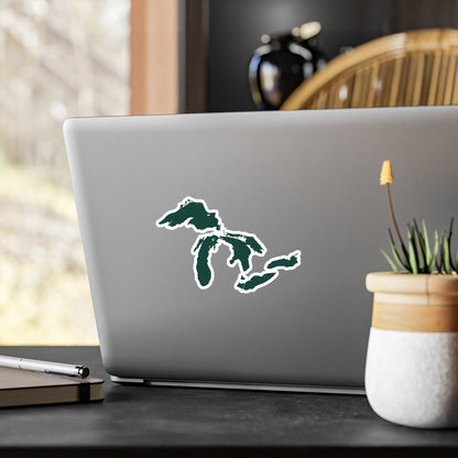 Great Lakes Kiss-Cut Windshield Decal | Laconic Green