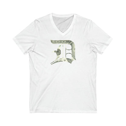 Detroit 'Old English D' T-Shirt (Benjamins Edition) | Unisex V-Neck