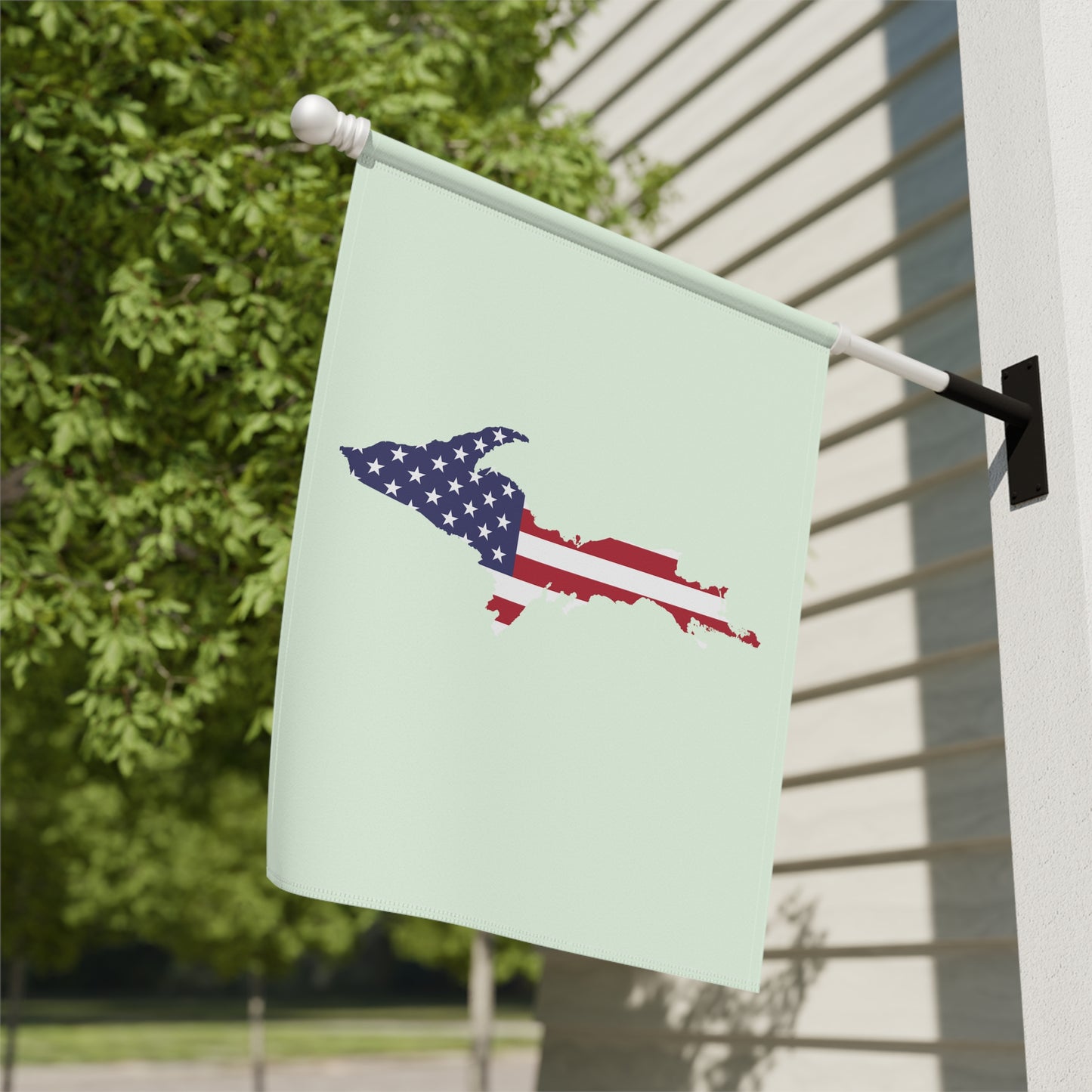 Michigan Upper Peninsula Home & Garden Flag (w/ UP USA Flag) | Dew Green