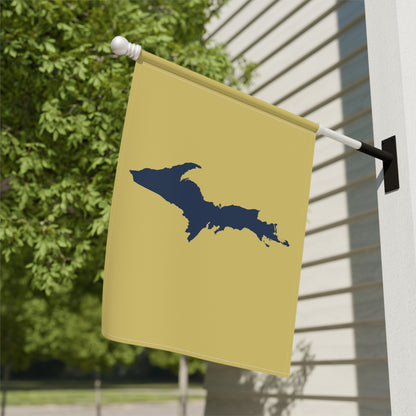 Michigan Upper Peninsula Home & Garden Flag (w/ UP Outline) | Plum Yellow