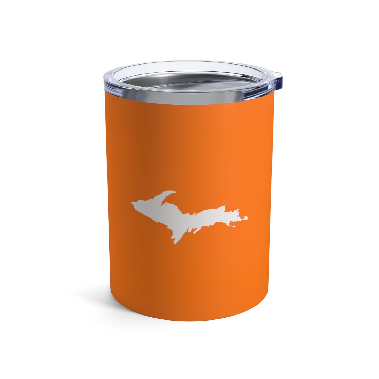 Michigan Upper Peninsula Tumbler (w/ UP Outline) | Safety Orange - 10oz