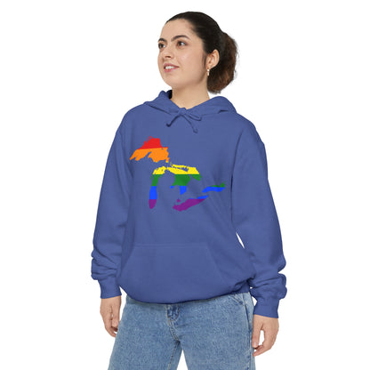 Great Lakes Hoodie (Rainbow Pride Edition) | Unisex Garment-Dyed