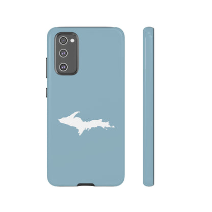 Michigan Upper Peninsula Tough Phone Case (Opal Color w/ UP Outline) | Samsung & Pixel Android