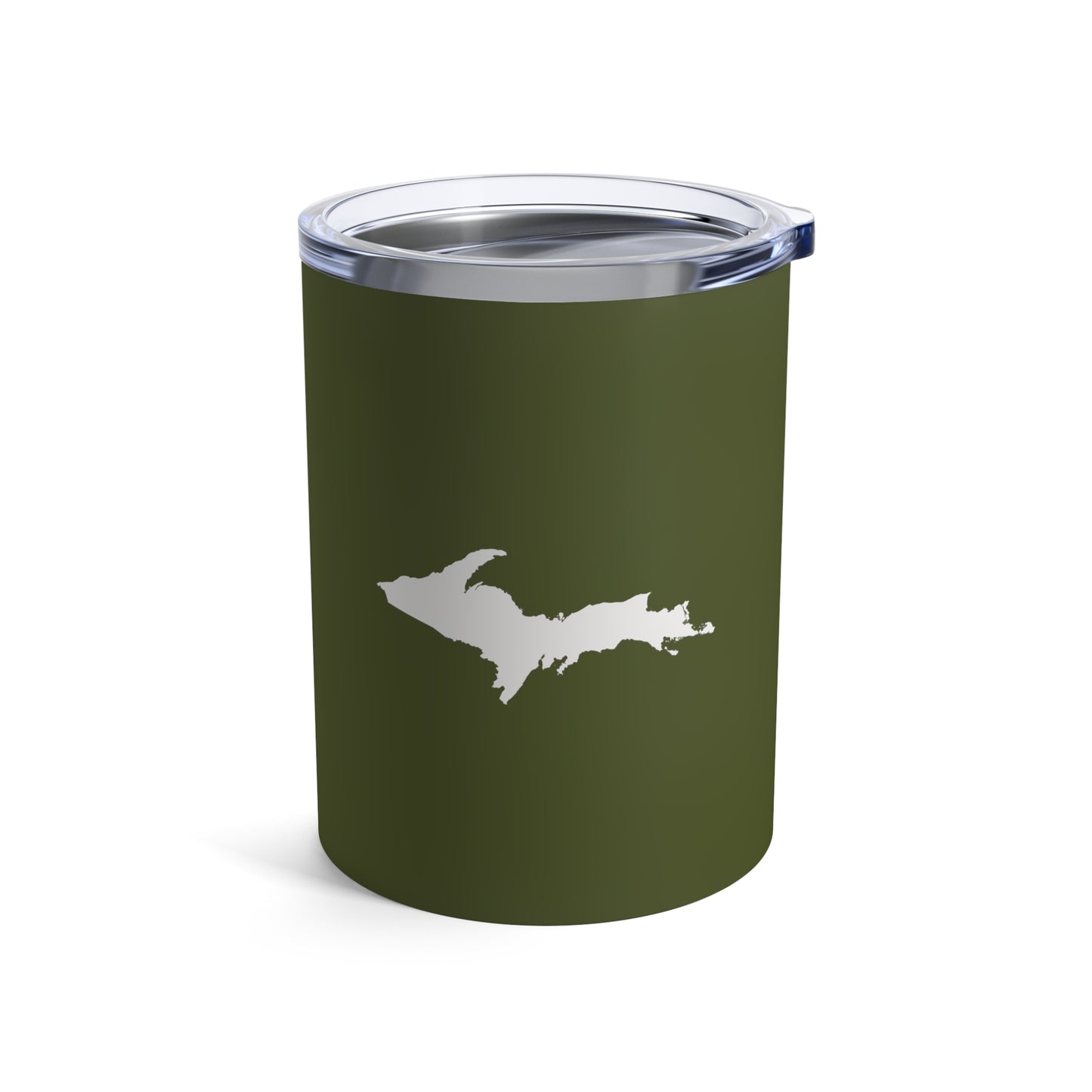 Michigan Upper Peninsula Tumbler (w/ UP Outline) | Army Green - 10oz