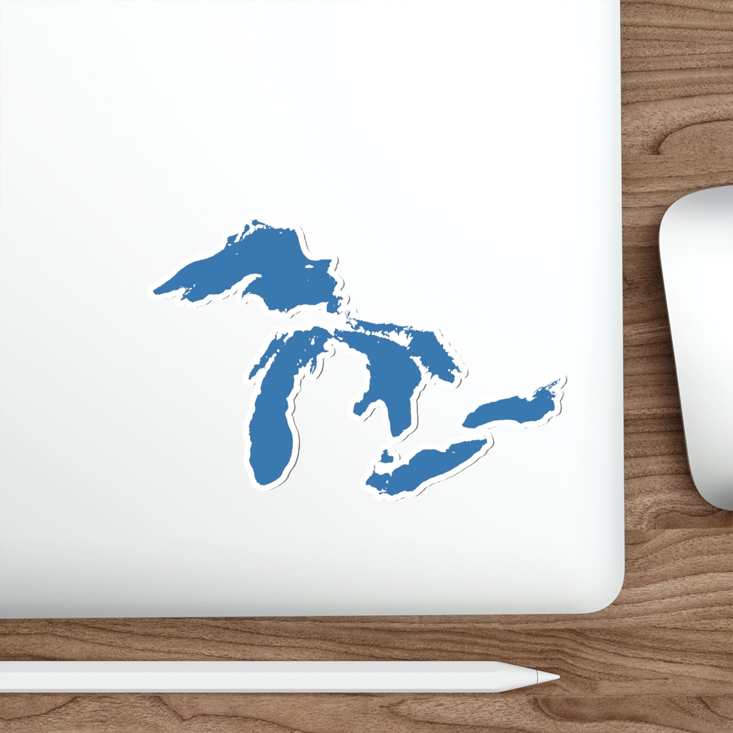 Great Lakes Die Cut Stickers (Superior Blue) | Indoor/Outdoor