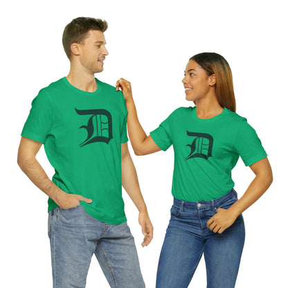 Detroit 'Old English D' T-Shirt (Laconic Green) | Unisex Standard