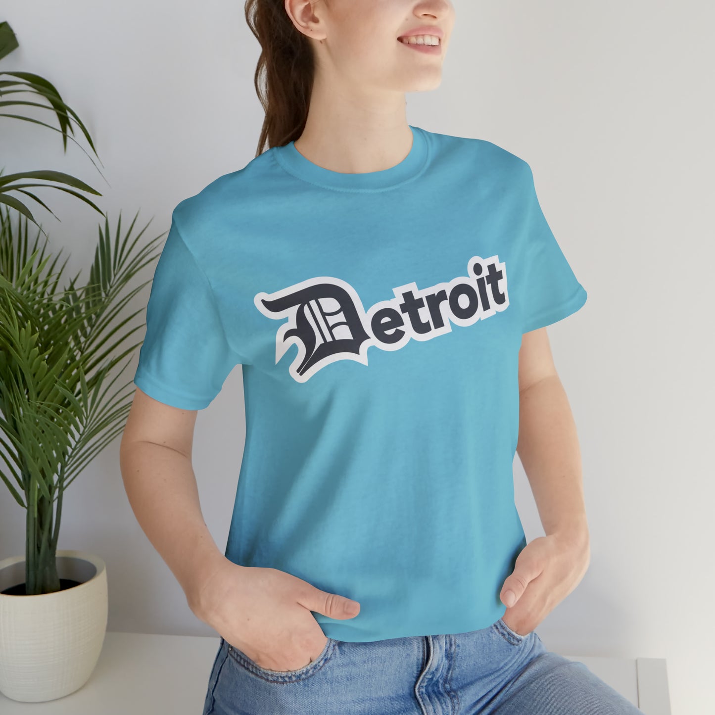 'Detroit' T-Shirt (Iron Ore Grey w/ Old English 'D') | Unisex Standard