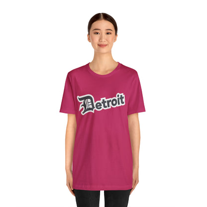 'Detroit' T-Shirt (Iron Ore Grey w/ Old English 'D') | Unisex Standard