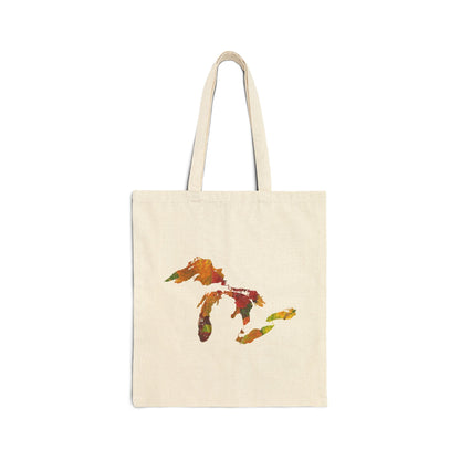 Great Lakes Light Tote Bag (Fall Leaves Edition)