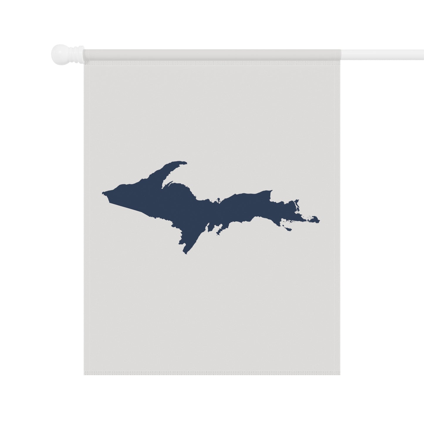 Michigan Upper Peninsula Home & Garden Flag (w/ UP Outline) | Birch Bark White