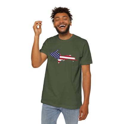 Michigan Upper Peninsula T-Shirt (Patriotic Edition) | Made in USA