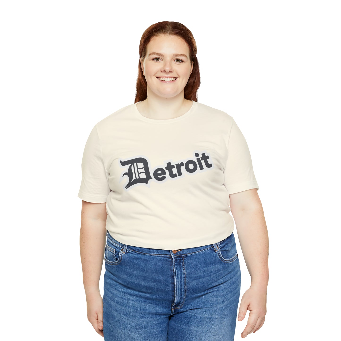 'Detroit' T-Shirt (Iron Ore Grey w/ Old English 'D') | Unisex Standard