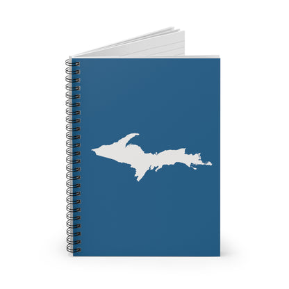 Michigan Upper Peninsula Spiral Notebook (w/ UP Outline) | Blueberry