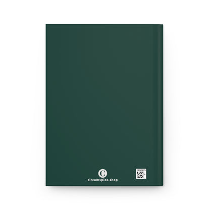 Michigan Upper Peninsula Hardcover Journal (Laconic Green w/ UP Outline) | Ruled - 150pgs