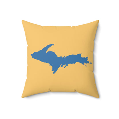 Michigan Upper Peninsula Accent Pillow (w/ UP Outline) | Citrine